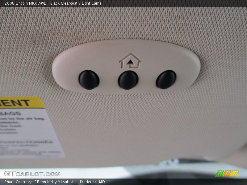 Black Clearcoat / Light Camel 2008 Lincoln MKX AWD