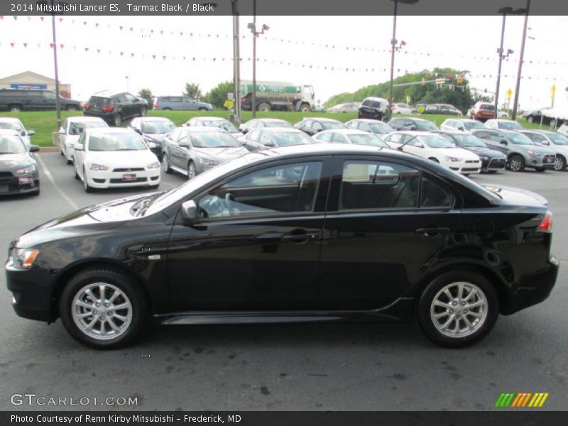 Tarmac Black / Black 2014 Mitsubishi Lancer ES