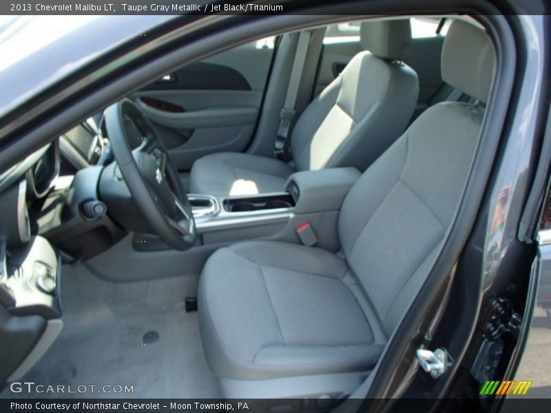 Taupe Gray Metallic / Jet Black/Titanium 2013 Chevrolet Malibu LT