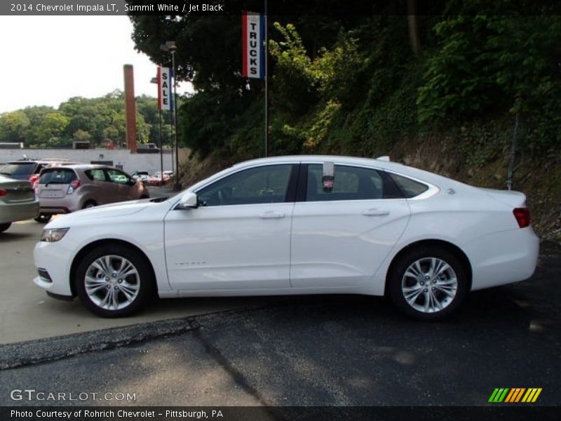 Summit White / Jet Black 2014 Chevrolet Impala LT