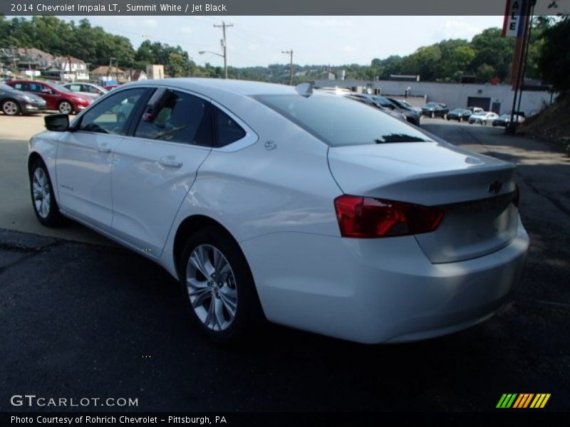 Summit White / Jet Black 2014 Chevrolet Impala LT