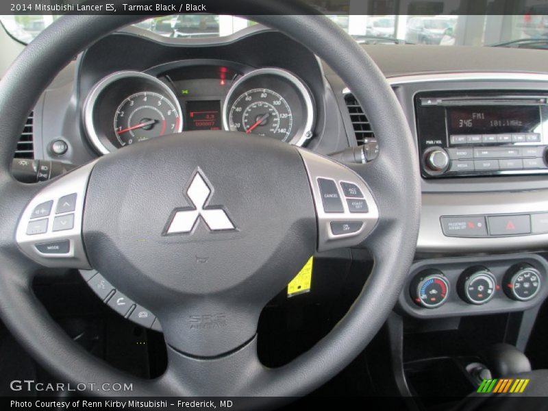 Tarmac Black / Black 2014 Mitsubishi Lancer ES