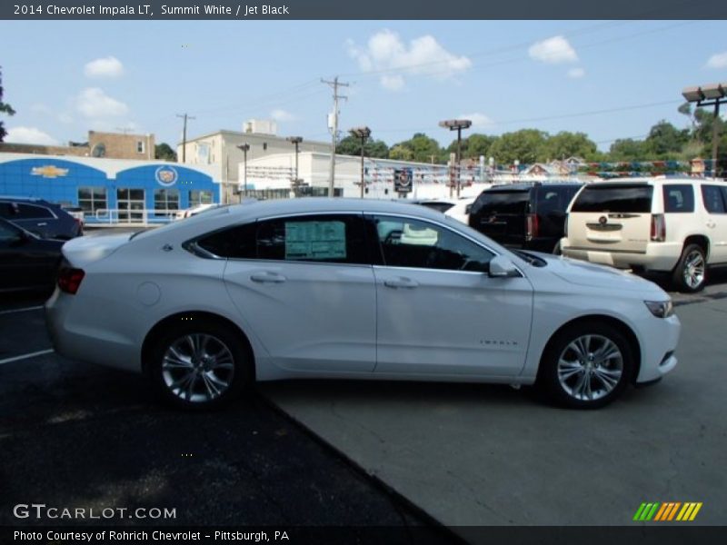 Summit White / Jet Black 2014 Chevrolet Impala LT