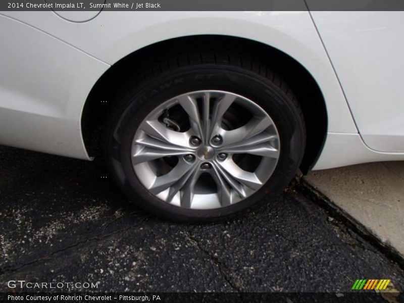 Summit White / Jet Black 2014 Chevrolet Impala LT