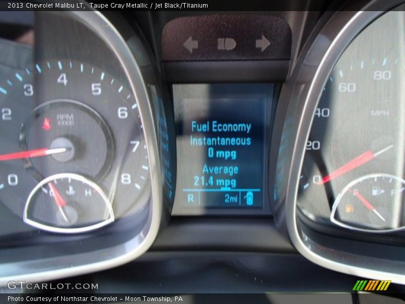 Taupe Gray Metallic / Jet Black/Titanium 2013 Chevrolet Malibu LT