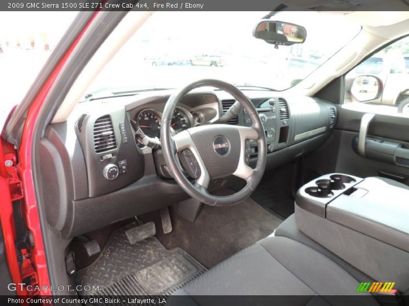 Fire Red / Ebony 2009 GMC Sierra 1500 SLE Z71 Crew Cab 4x4