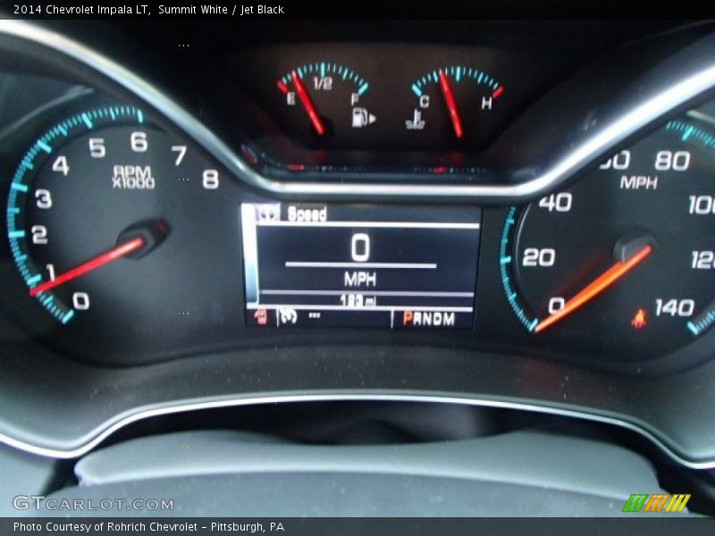 Summit White / Jet Black 2014 Chevrolet Impala LT
