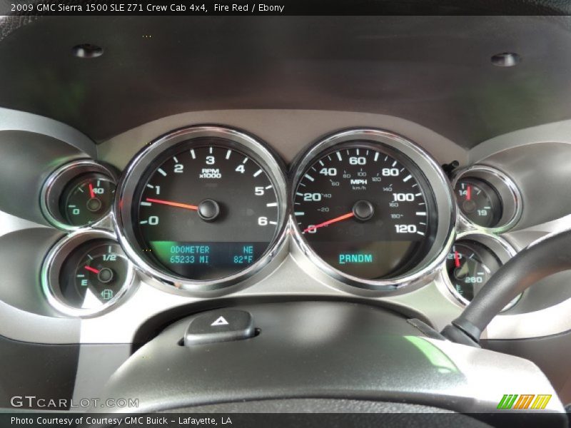 Fire Red / Ebony 2009 GMC Sierra 1500 SLE Z71 Crew Cab 4x4