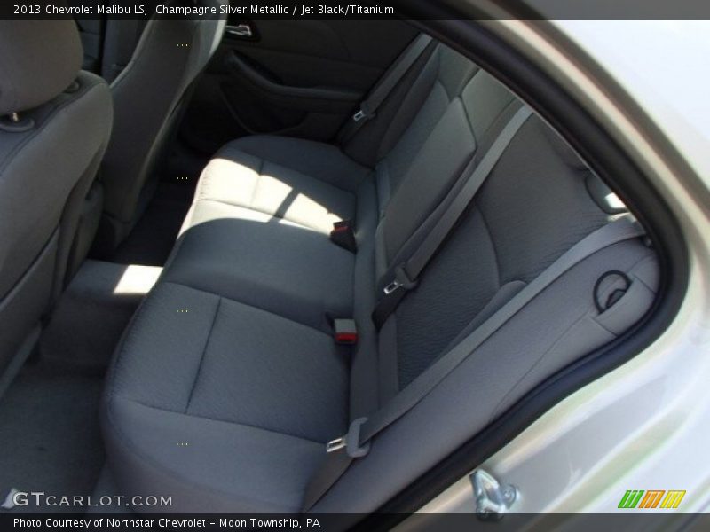 Champagne Silver Metallic / Jet Black/Titanium 2013 Chevrolet Malibu LS