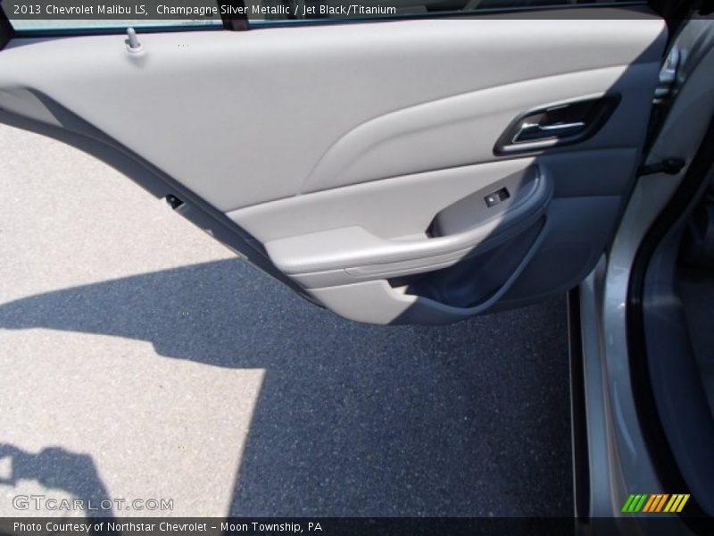 Champagne Silver Metallic / Jet Black/Titanium 2013 Chevrolet Malibu LS