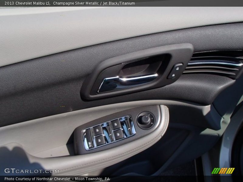 Champagne Silver Metallic / Jet Black/Titanium 2013 Chevrolet Malibu LS