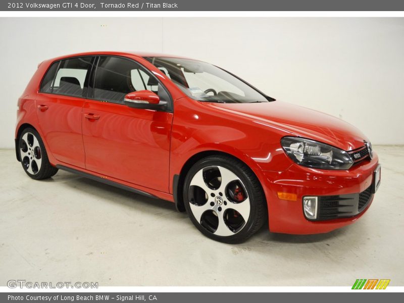 Tornado Red / Titan Black 2012 Volkswagen GTI 4 Door
