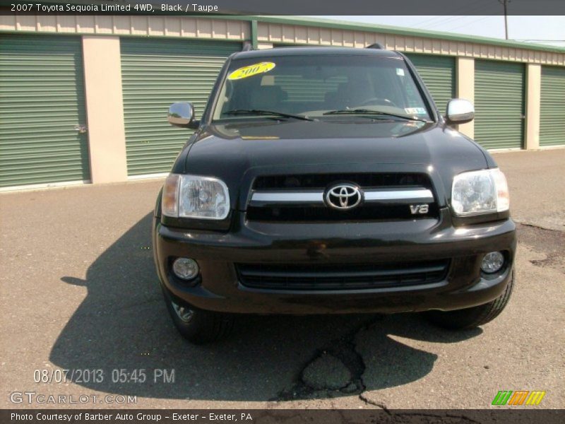 Black / Taupe 2007 Toyota Sequoia Limited 4WD