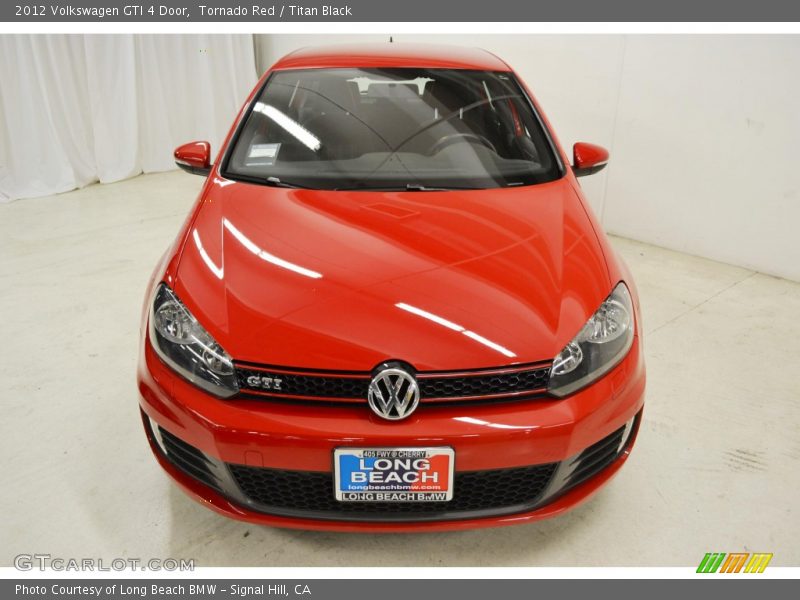 Tornado Red / Titan Black 2012 Volkswagen GTI 4 Door