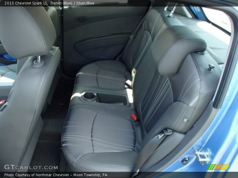 Denim (Blue) / Silver/Blue 2013 Chevrolet Spark LS