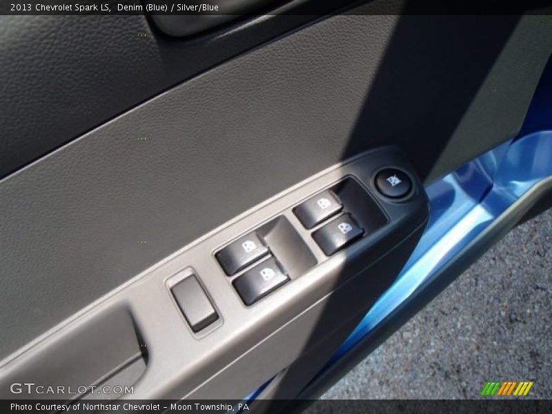 Denim (Blue) / Silver/Blue 2013 Chevrolet Spark LS