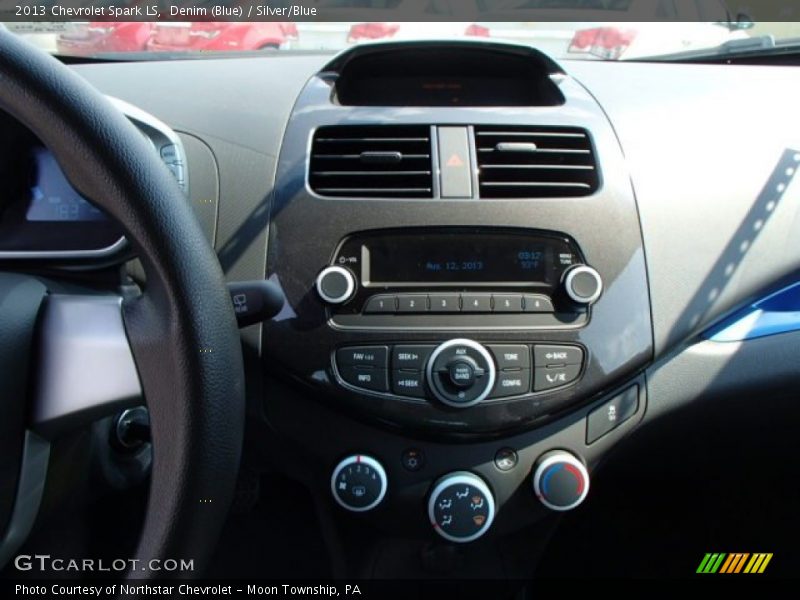 Denim (Blue) / Silver/Blue 2013 Chevrolet Spark LS