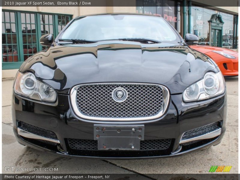 Ebony Black / Dove 2010 Jaguar XF Sport Sedan