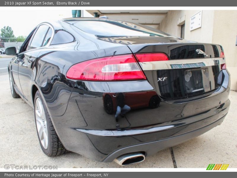Ebony Black / Dove 2010 Jaguar XF Sport Sedan