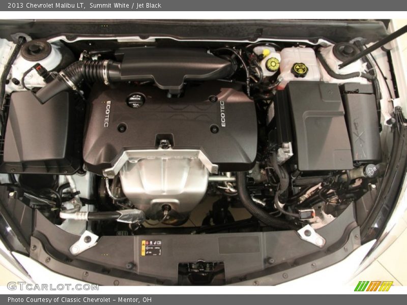 Summit White / Jet Black 2013 Chevrolet Malibu LT