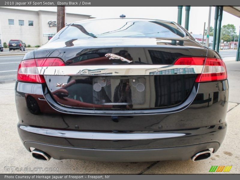 Ebony Black / Dove 2010 Jaguar XF Sport Sedan