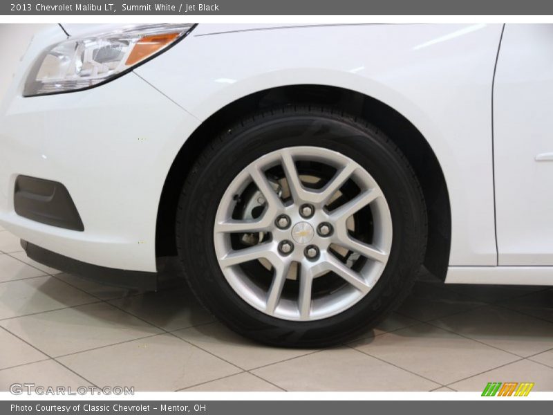 Summit White / Jet Black 2013 Chevrolet Malibu LT
