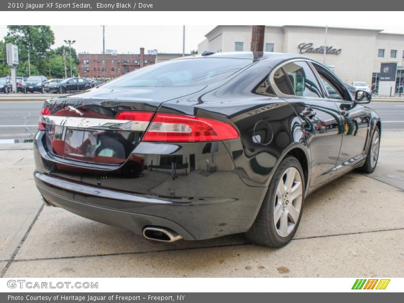 Ebony Black / Dove 2010 Jaguar XF Sport Sedan