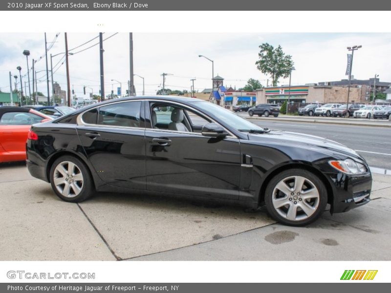 Ebony Black / Dove 2010 Jaguar XF Sport Sedan