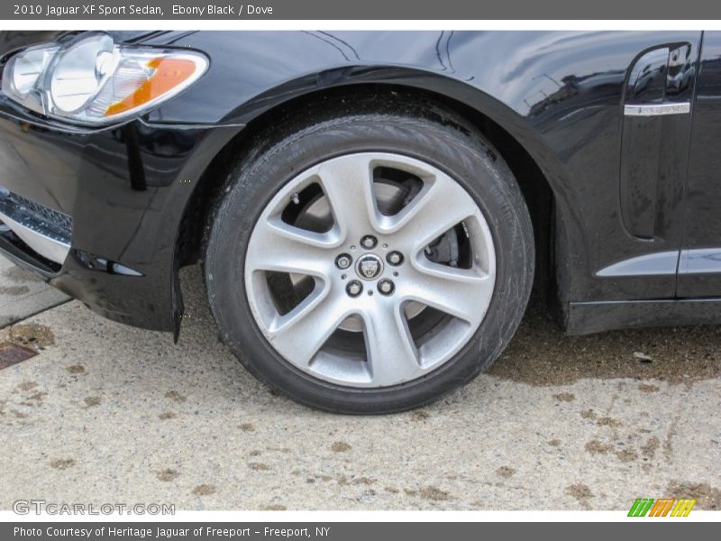 Ebony Black / Dove 2010 Jaguar XF Sport Sedan