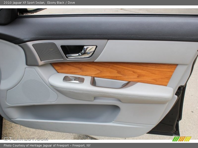 Ebony Black / Dove 2010 Jaguar XF Sport Sedan