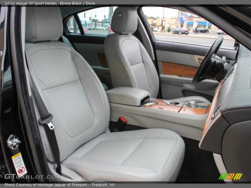 Ebony Black / Dove 2010 Jaguar XF Sport Sedan