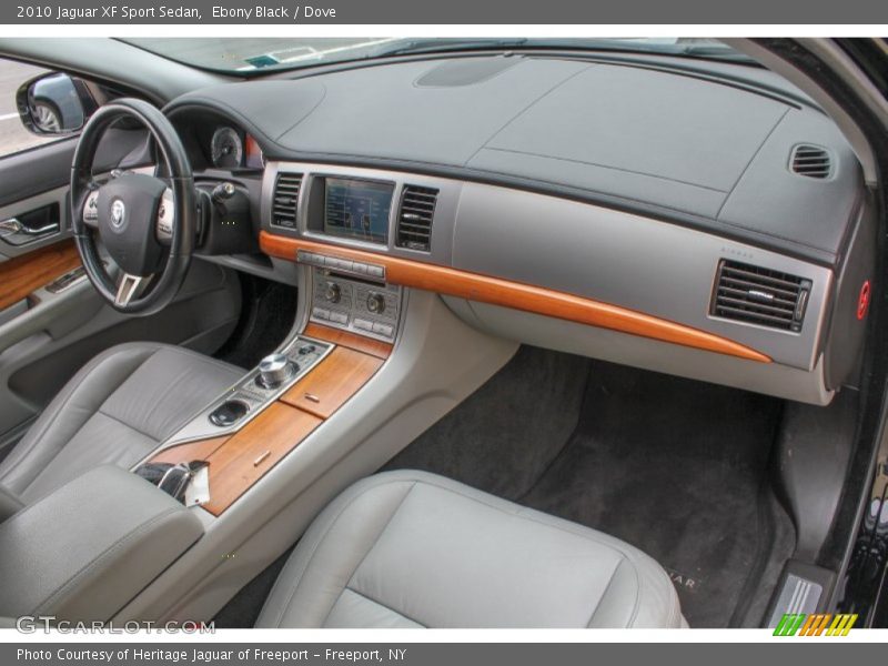 Ebony Black / Dove 2010 Jaguar XF Sport Sedan