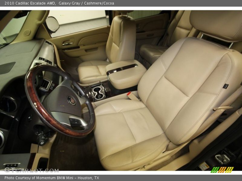 Front Seat of 2010 Escalade AWD