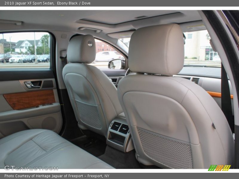 Ebony Black / Dove 2010 Jaguar XF Sport Sedan
