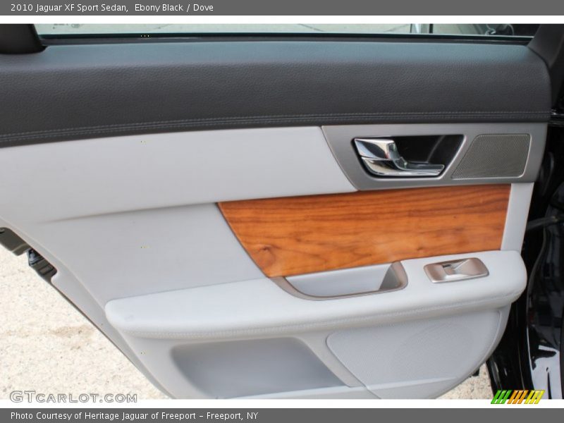 Ebony Black / Dove 2010 Jaguar XF Sport Sedan