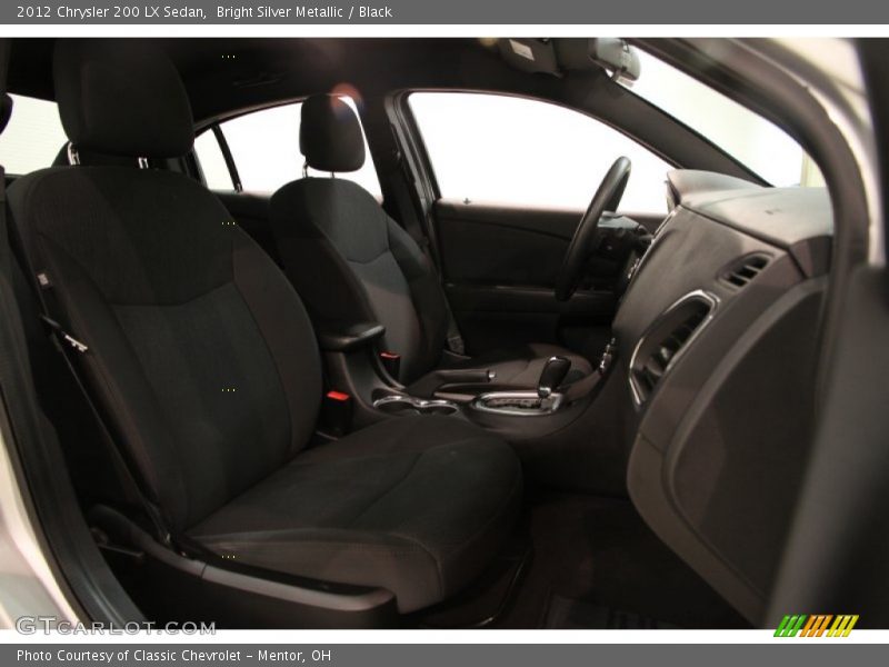 Bright Silver Metallic / Black 2012 Chrysler 200 LX Sedan