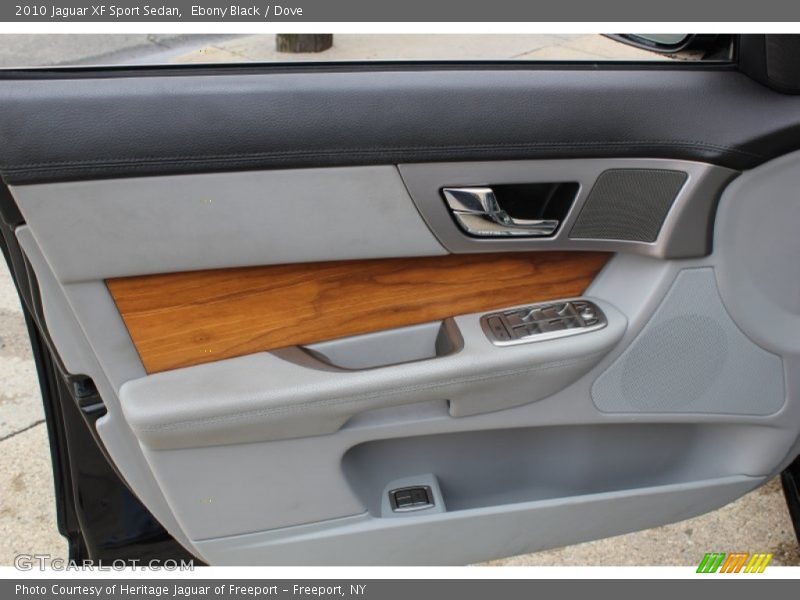 Ebony Black / Dove 2010 Jaguar XF Sport Sedan