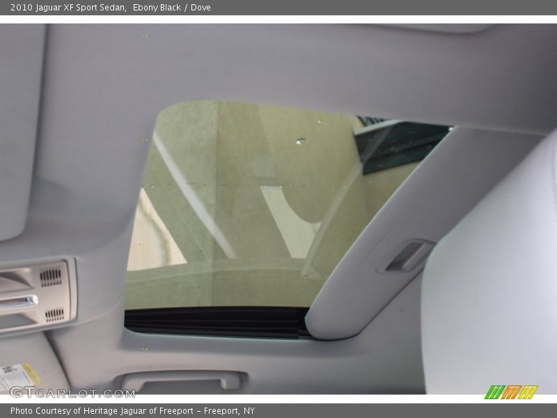 Ebony Black / Dove 2010 Jaguar XF Sport Sedan