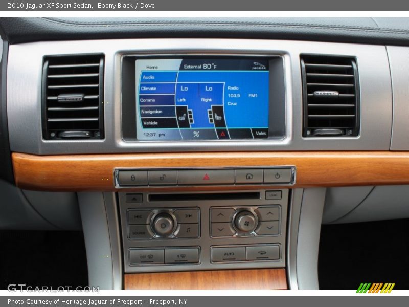 Ebony Black / Dove 2010 Jaguar XF Sport Sedan
