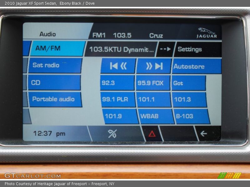 Ebony Black / Dove 2010 Jaguar XF Sport Sedan