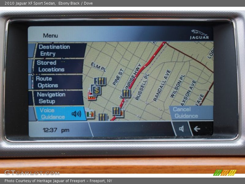 Ebony Black / Dove 2010 Jaguar XF Sport Sedan