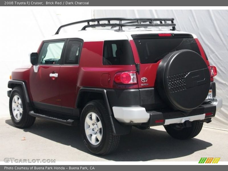 Brick Red / Dark Charcoal 2008 Toyota FJ Cruiser