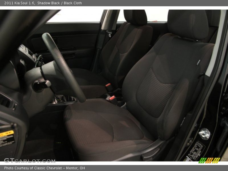 Shadow Black / Black Cloth 2011 Kia Soul 1.6