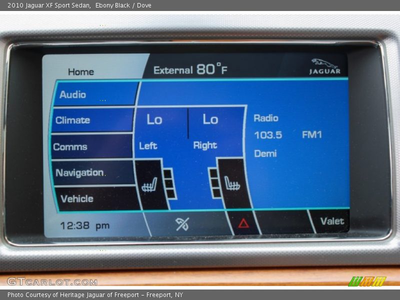 Ebony Black / Dove 2010 Jaguar XF Sport Sedan