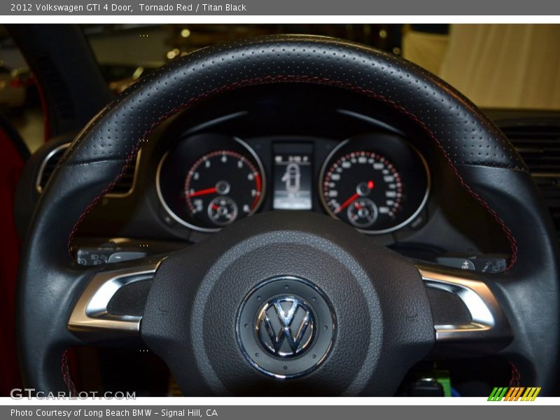 Tornado Red / Titan Black 2012 Volkswagen GTI 4 Door