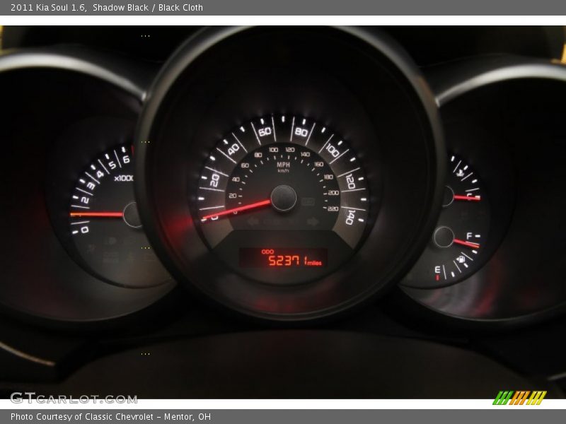 Shadow Black / Black Cloth 2011 Kia Soul 1.6