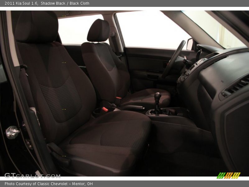 Shadow Black / Black Cloth 2011 Kia Soul 1.6