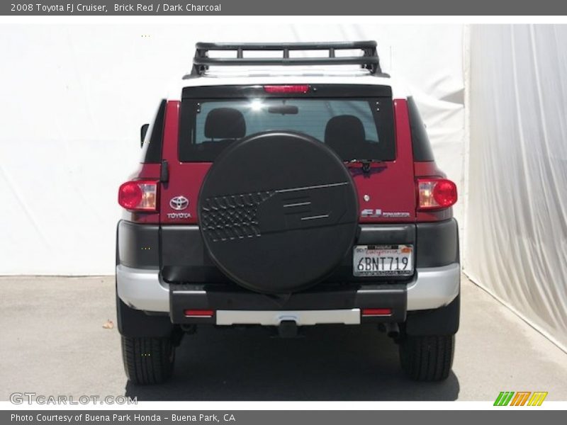 Brick Red / Dark Charcoal 2008 Toyota FJ Cruiser