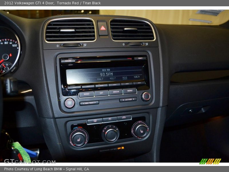 Tornado Red / Titan Black 2012 Volkswagen GTI 4 Door