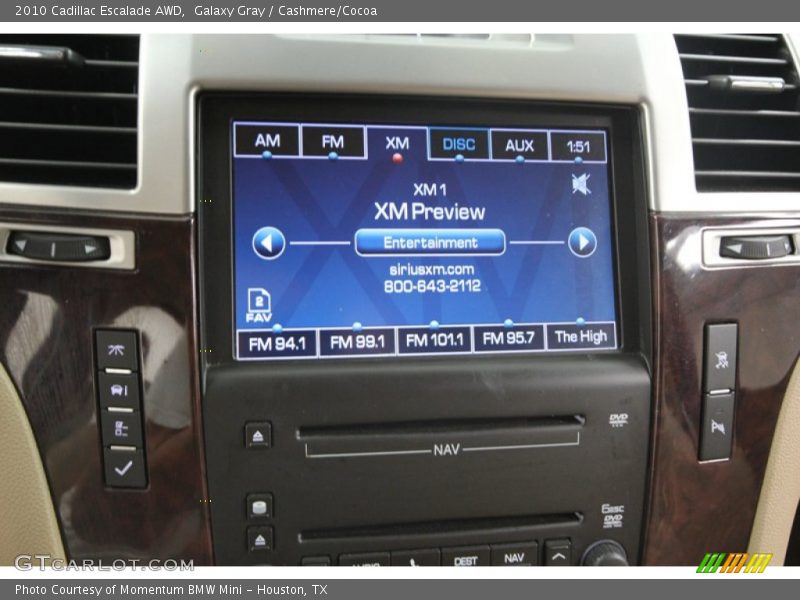 Galaxy Gray / Cashmere/Cocoa 2010 Cadillac Escalade AWD